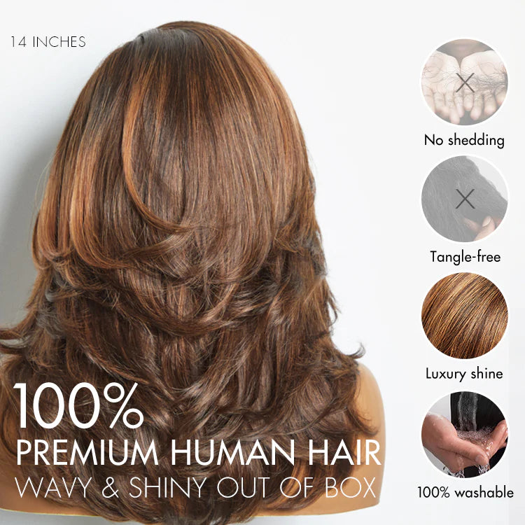 Perruque Cheveux Humain Indien Densité 200%