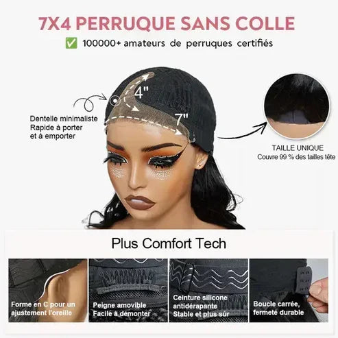 Perruque Brazilian Cheveux Humain Densité 180%