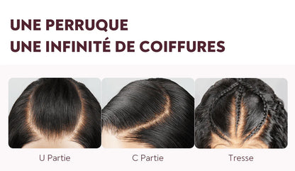 Perruque Cheveux Humain Brésilien Densité 200%