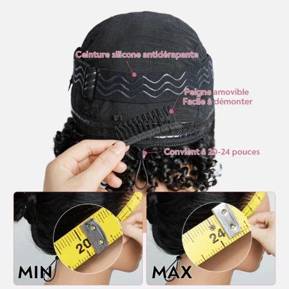 Perruque Brazilian Cheveux Humain Densité 200%