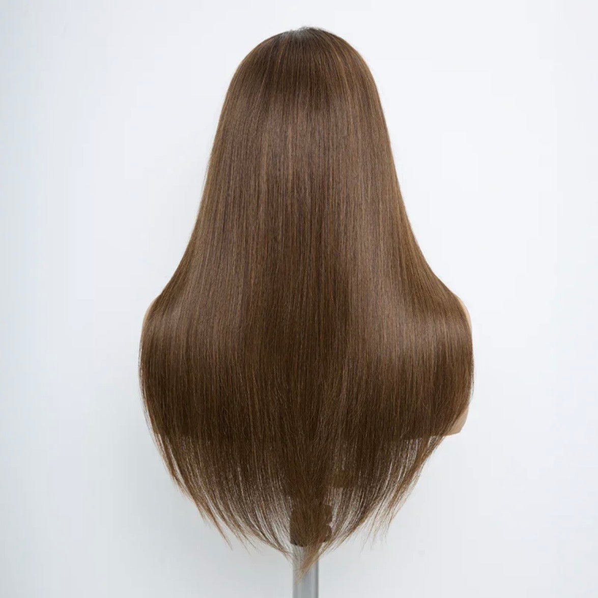 Opalyn Glow Brun Ombré 4x4 Perruque Sans Colle Lisse 250% Densité