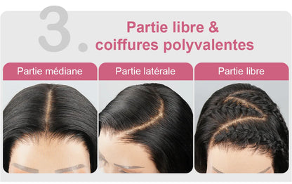 Perruque Cheveux Humain Indien Densité 200%