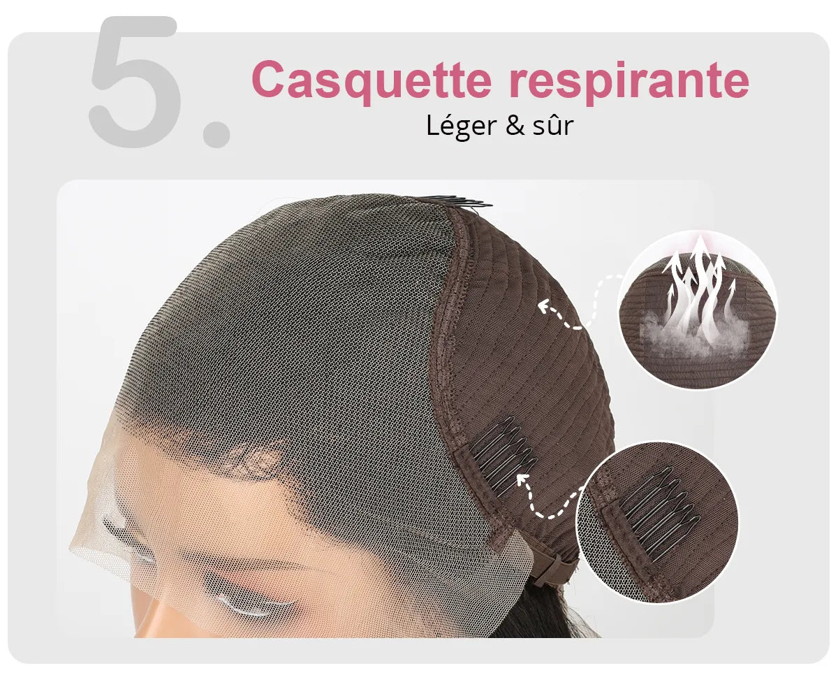 Perruque Brazilian Cheveux Humain Densité 200%
