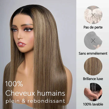 Perruque Indian Cheveux Humain Densité 250%